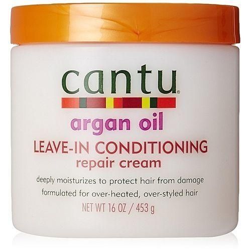 Cantu Argan Oil Leave-In Conditioning Moisturizing Repair Cream.