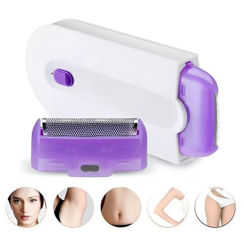 Electric face and body painless hair remover