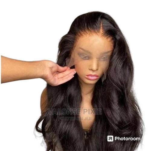 Deep frontal semi human wig