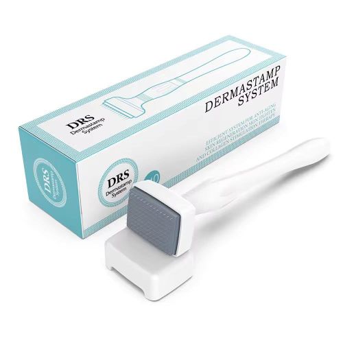 Drs Derma Stamp System Hair Growth Professional 140 Microneedles Anti Wrinkle Therapy Dermastamp Roller Skin Beard Care Tool with 0.2/0.25/0.3/0.5/0.75/1.0/1.5/2.0/2.5/3.0mm