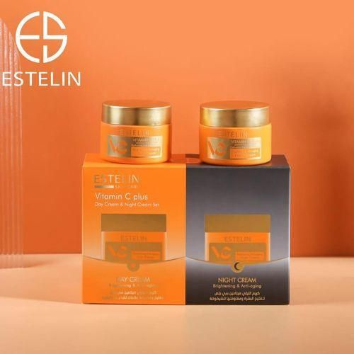 ESTELIN VITAMIN C PLUS, DAY AND NIGHT CREAM SET