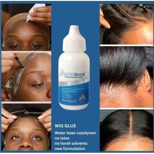 Ghost Bond Water & Oil-Resistant Invisible Wig Bonding Glue For Secure And Natural-Looking Poly And Lace Wigs