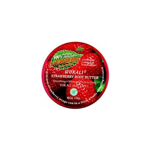 Wokali Strawberry Body Cream 240g β Body Butter