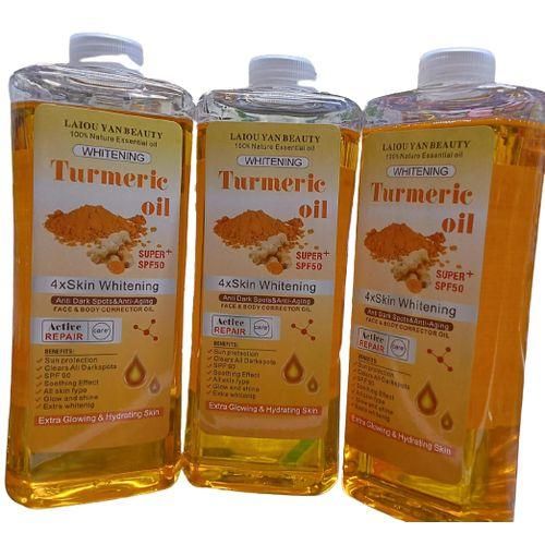 Laiou Yan Beauty TURMERIC Skin Whitening & Brightening spf 50 Face & Body Oil-1000ml