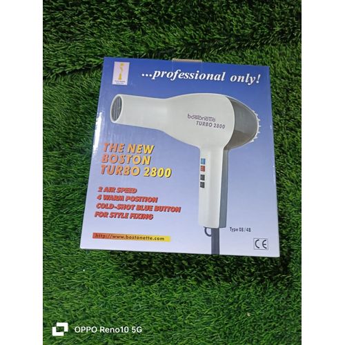 Bostonette Turbo 2800 Professional Hair Dryer β High-Performance Styling Tool