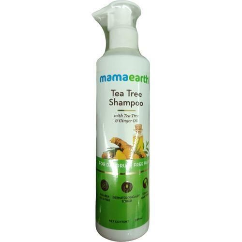 Mama Earth Tea Tree Shampoo FOR DANDRUFF FREE HAIR With Ginger Oil