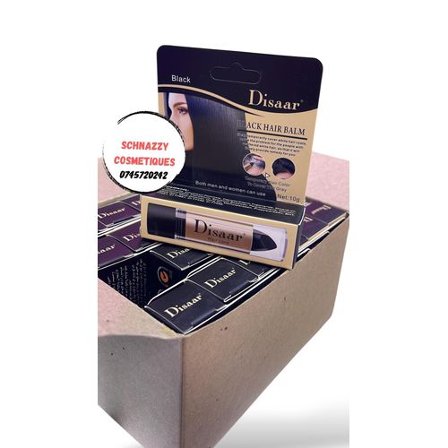 Disaar Grey to Black Hair Lipbalm 10g Beauty Hair Care Balm Hide White Grey Black Hair Lipbalm 10g