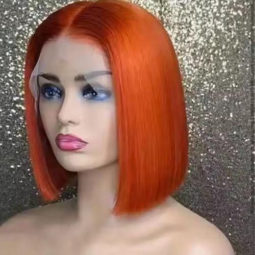 Semi human bob wig