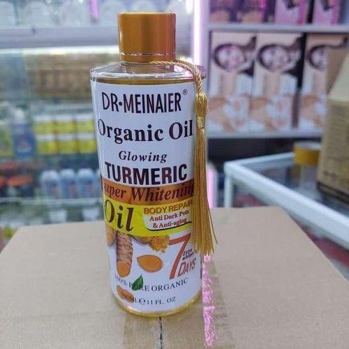 Dr. Meinaier Turmeric Organic Glowing Face & Body Oil. Anti-Aging, Anti-Dark Spots, Moisturizes, Clears Dark Knuckles, Armpit, Thighs, Black Spots, Exfoliates, Soothes, Brightens, Evens the skin tone & Smooths
