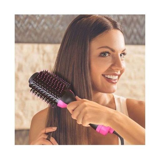 Electric Heating Hair Straightener Blow Dryer Brush, One-Step Air Dryer Brush Styler And Volumizer Hair Sightener Curler Dry & Wet Hair Use Hair Brush