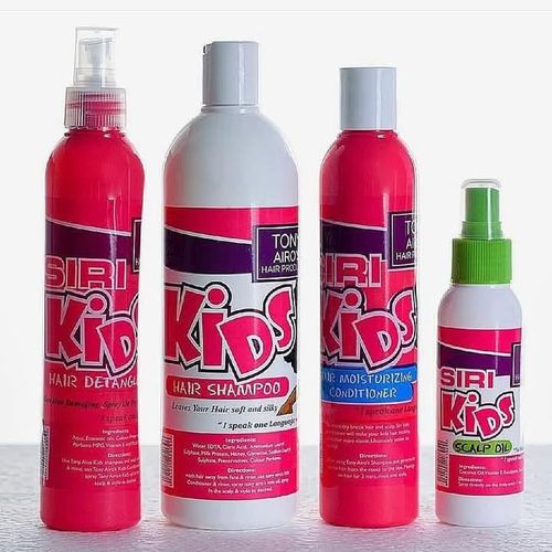 SIRI 4 In 1 SPECIAL OFFER !!!! Kid's Hair Conditioner + Hair Detangler + Hair Shampoo + Hair Scalp Oil
