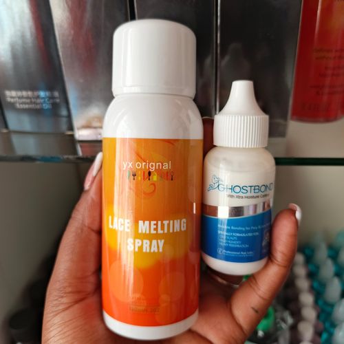 Lace Melting Spray + FREE Wig Glue Ghost Bond Glue