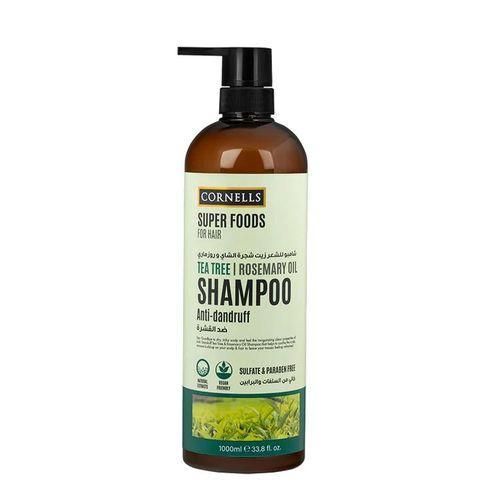 Cornells Tea Tree Anti-Dandruff Shampoo 1000ml β Herbal Scalp Treatment & Hair Strengthening