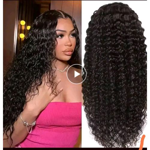 Fbk black wig Lady Gift Girl wigs Curly Long Hair Fashion Synthetic Wigs Weave For Women ladies wig Fast delivery within 1-5 days 4.6 142 Customer reviews