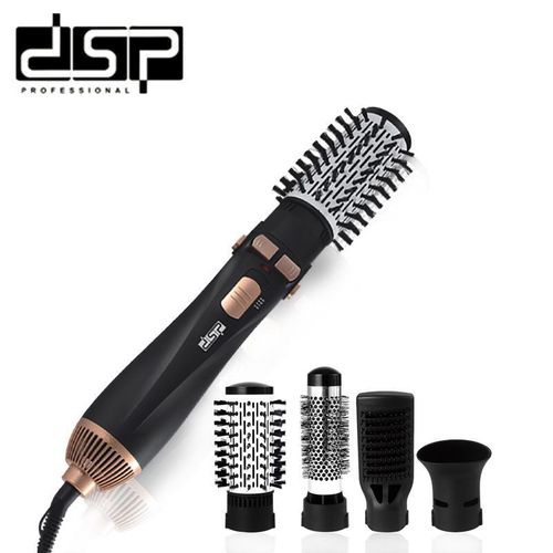 Dsp High quality 1200W Hair Dryer Brush, 4 in 1 One Step Professional Hot Air Brush for Curling Drying Straightening Combing, Ceramic Coating, Negative Ion Volumizing Blow Dryer Brush