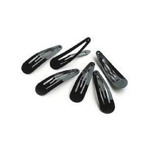12 Pcs Metal Black Hair Clip