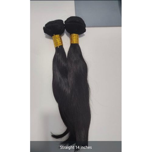 Natural curls 2pcs human hair (straight 14')