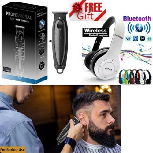 Geemy Rechargeable Barber Shaving Machine // Electric Hair Clipper Barbering Machine - Kinyozi / Electric Hair Trimmer Barbering Machine - Kinyozi + FREE GIFT BLUETOOTH WIRELESS HEADPHONES