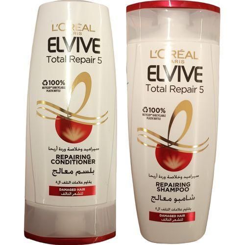 Elvive LòreaI Total Repair 5 Conditioner + Shampoo Silky Hair pp