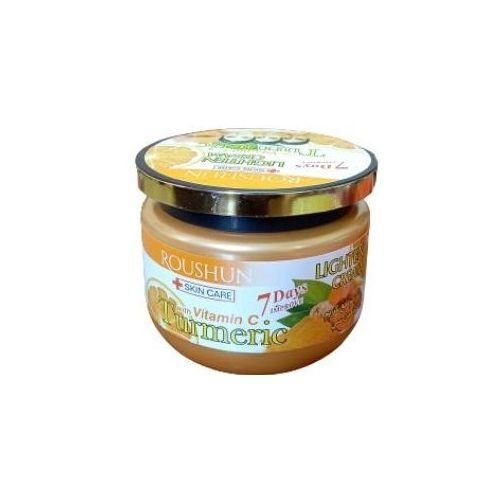 Roushun Turmeric Lighten Cream With Vitamin C For Even Skin Tone , Brightens, Hydrates, Fade Dark Spot-248ml