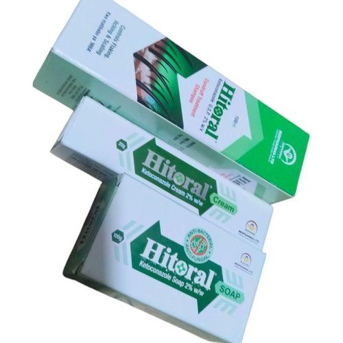 Hitoral Dandruff Treatment Shampoo + Cream + Soap