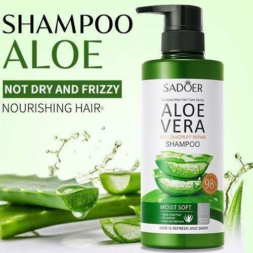 SADOER Aloe Vera Anti-Dandruff Repair Shampoo 98% Aloe, Moisturizing & Scalp Care