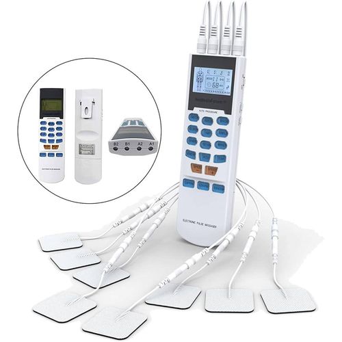 TENS Unit Muscle Stimulator for Pain Relief Therapy with Electrode Pads