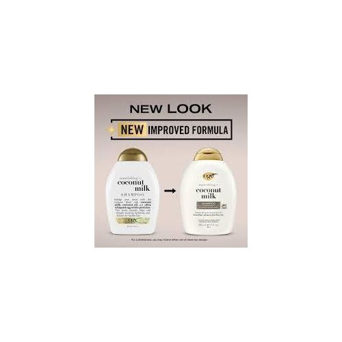 Ogx Nourishing + Coconut Milk Moisturizing Shampoo, Hydrating & Restoring Shampoo