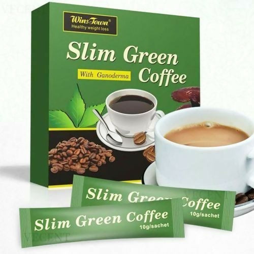 Wins Town Slim Green Coffee β Natural Weight Loss & Fat Burner Drink for Detox, Energy & Appetite Control (15 Sachets)