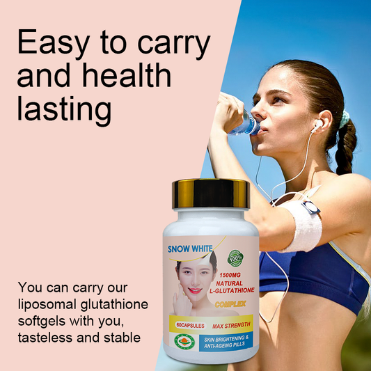Snow White Natural L-Glutathione Skin Brightening & Anti-Aging Pills