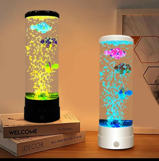 LED Bubble Fish Lamp decor 2.5 liters capacity