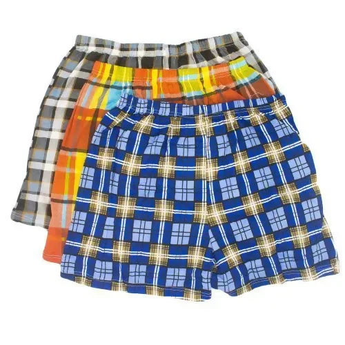 Fashion colourful printed 6Pcs Pure Cotton Checked Men's Boxers β Multicolor