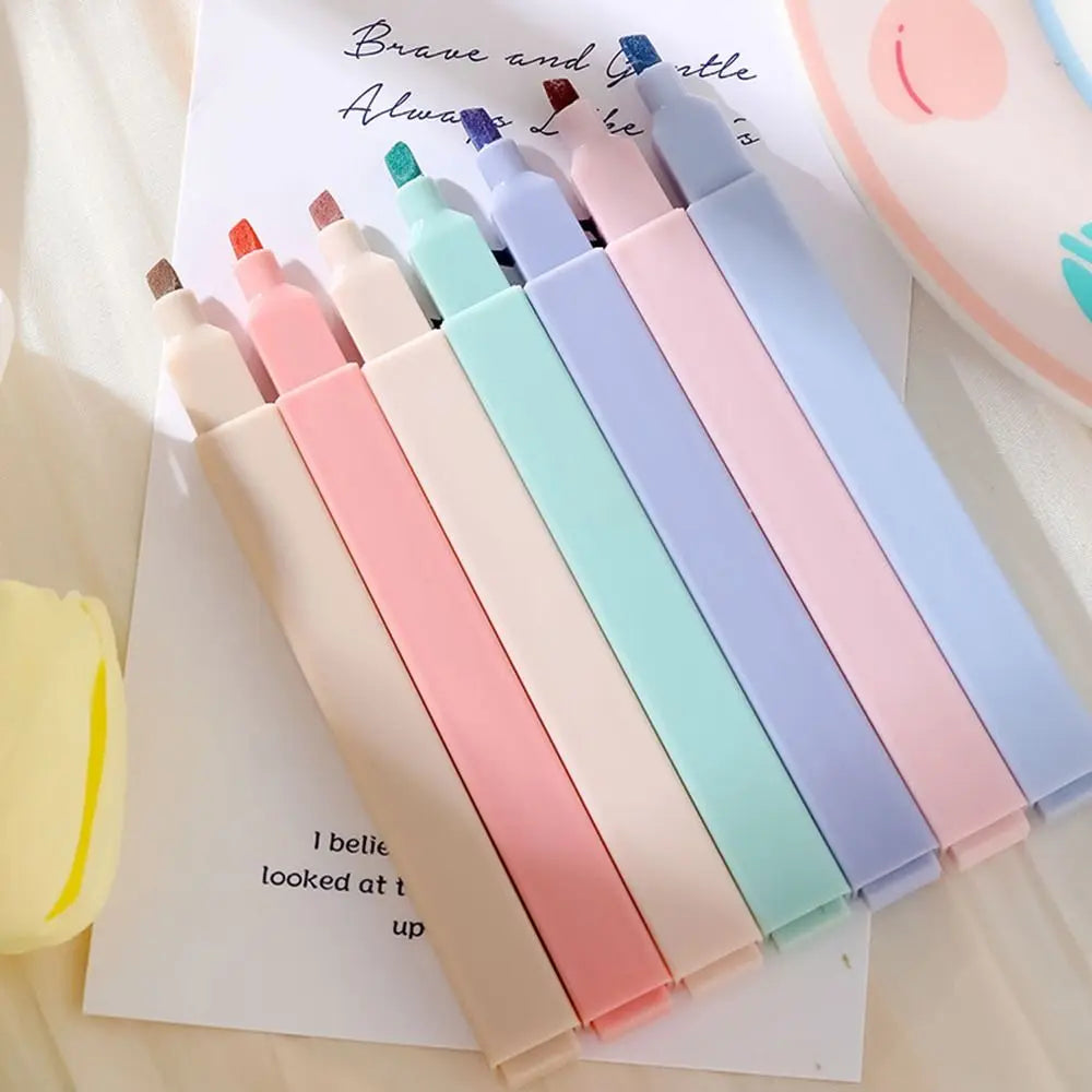 Pastel Highlighters Double-Sided β 6pc Set