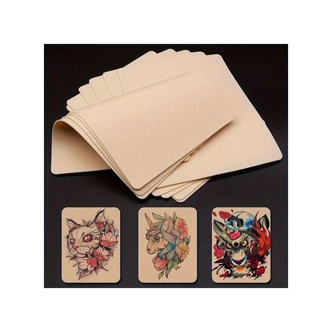 10pcs Double-sided Tattoo Practice Skin Sheet