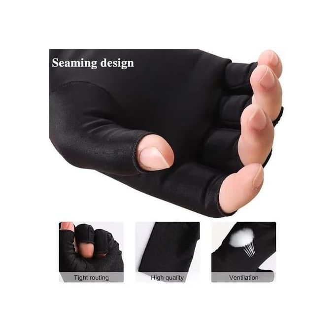 1 Pair Anti-UV Nail Gloves
