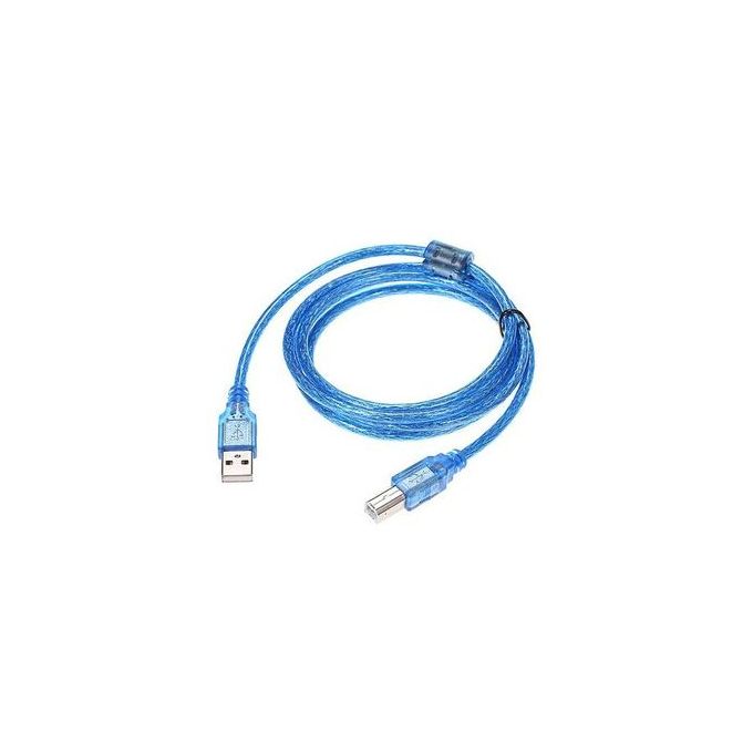 1.5m USB-A to USB-B 2.0 Charging and Data Transfer Printer Cable