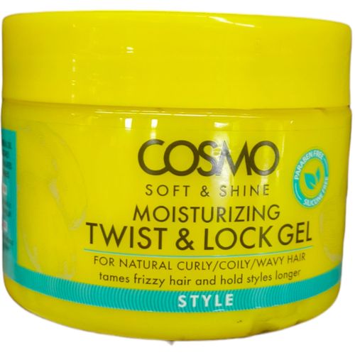 Cosmo Soft & Shine Moisturizing Twist & Lock Gel For Natural Curly, Coily, Wavy Hair pp