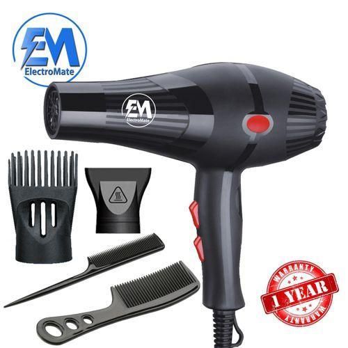 ElectroMate Hair Blow Dryer 2200w Hair Dryer Blow-dry