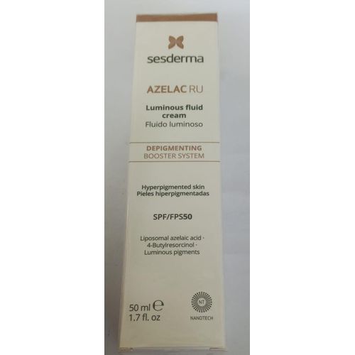 Sesderma Azelac RU luminous fluid cream depigmenting booster system
