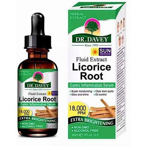 dr davey Licorice Root Serum For Skin Acne – Anti Aging Face & Eye Serum With Vitamin B3