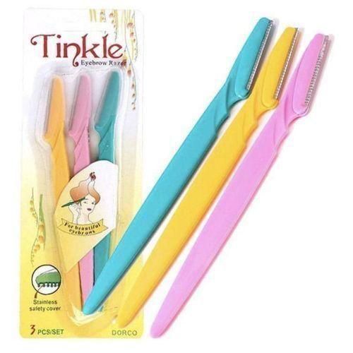 Eyebrow Shaper Facial Hairs Razor 3pcs