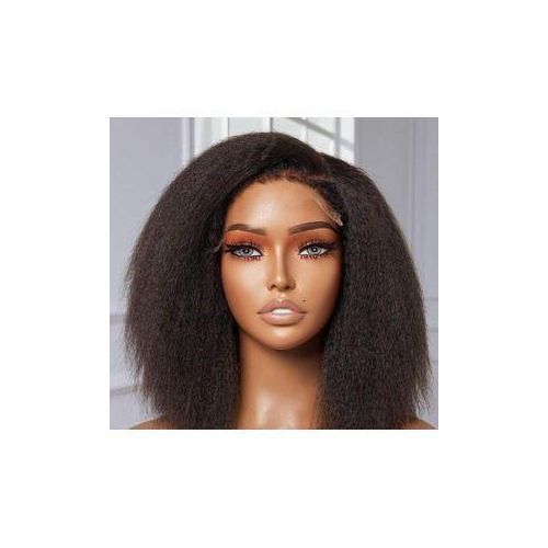 4*4 kinky straight human blend wig