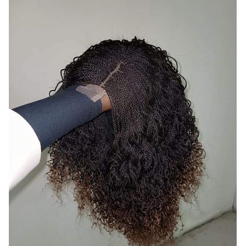 Curly Twisted Braided With Closure...
