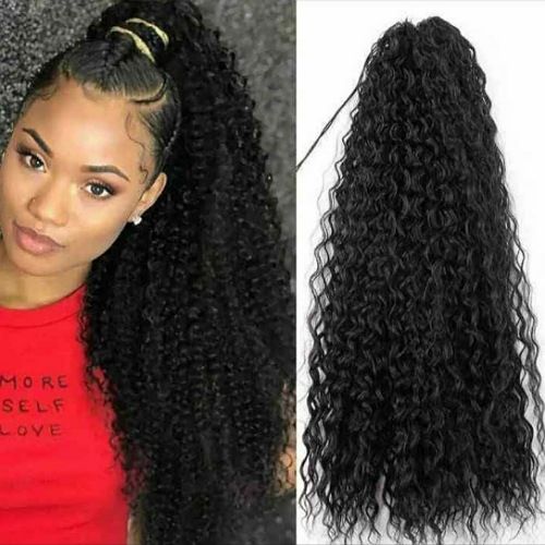 Curly Ponytail Full Extension Tangle Free + Free Gift