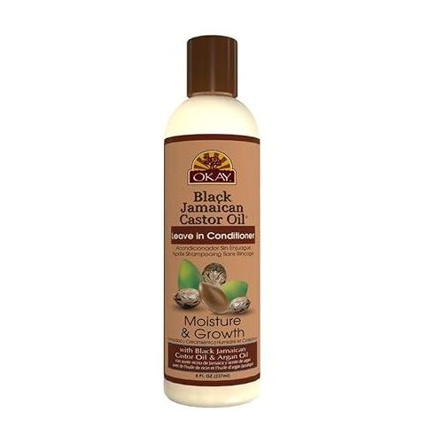 Okay Black Jamaican Castor Oil Moisture Growth Leave In Conditioner