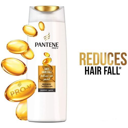 Pantene Pro-V Anti-Hair Fall Shampoo For Fine Weak Hair-400 ML PLUS FREE Bath Shower Loofah Sponge.