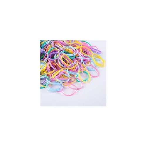 100PC Colourful Hair Rubber Band Ties
