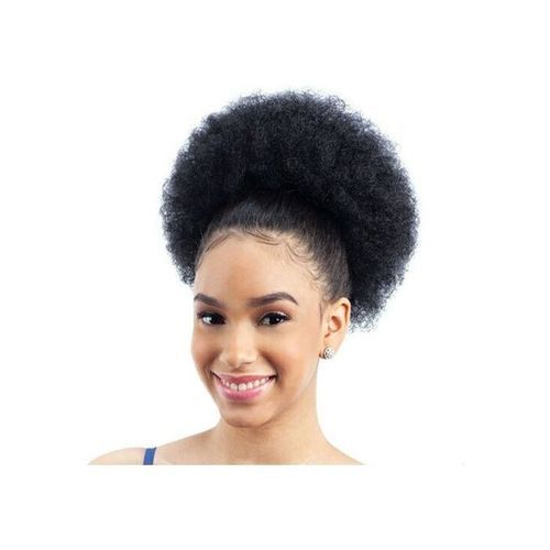 Afro Hair Bun Extension Colour Black (FREE GIFT Inside)