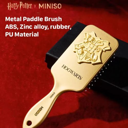Miniso Harry Potter Metal Paddle Brush