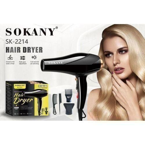 Sokany High quality Ionic Hair Dryer/blowdry, Salon Professional Blow Dryer 2600W AC Motor Fast Drying with 2 Speed, 3 Heat Setting, Cool Button,